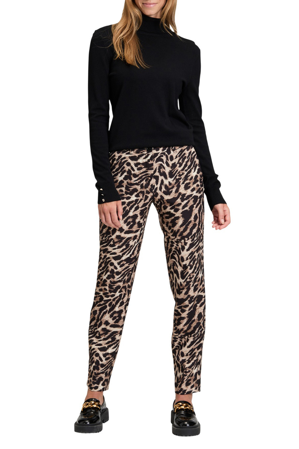 Водолазка с декоративными пуговицами|Основной цвет:Черный Женский Betty Barclay Водолазка с декоративными пуговицами (цвет ), артикул 5284/1440 | Фото 4