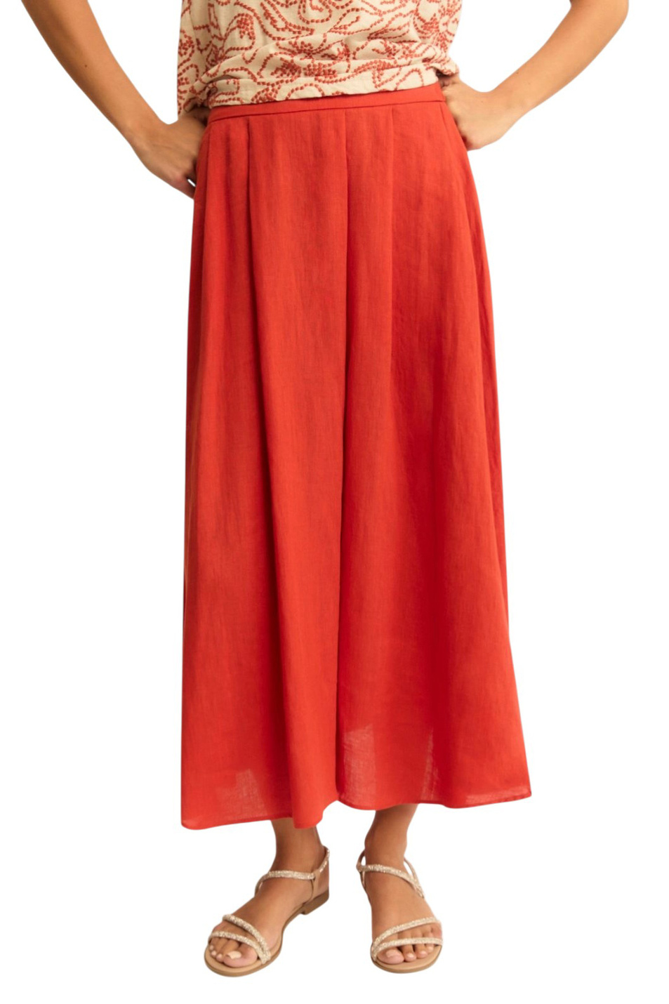 Женский Emme Marella Юбка EMMBIADA из льна (цвет ), артикул 2615101082 | Фото 3