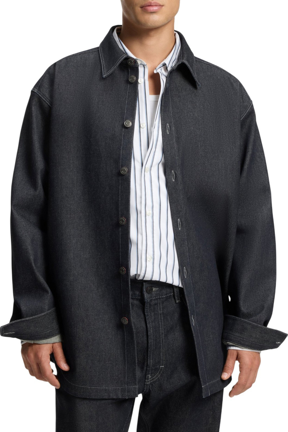 Мужской HUGO Рубашка Emikol джинсовая (цвет ), артикул 50555780 | Фото 3