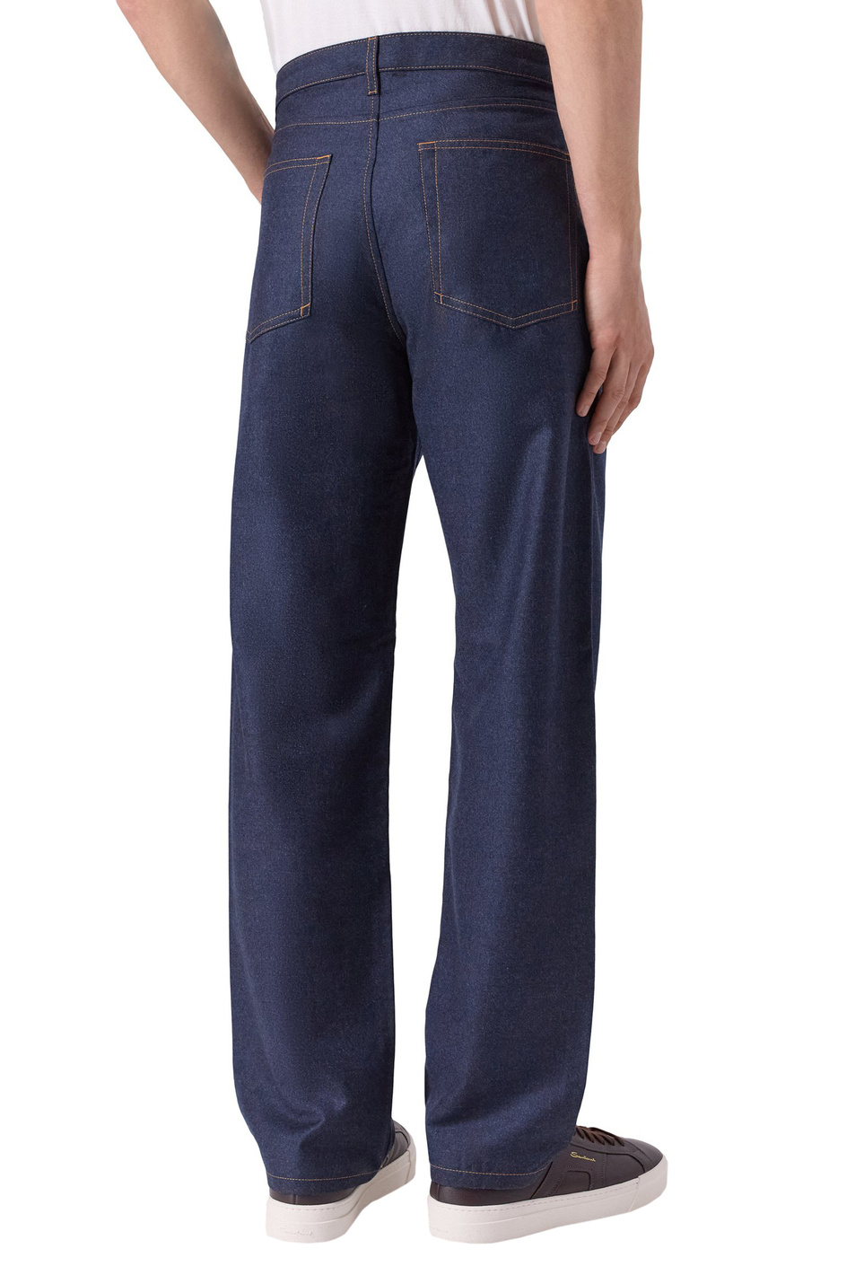 Мужской Emporio Armani Брюки из шерсти (цвет ), артикул EM003490-AF19257 | Фото 5