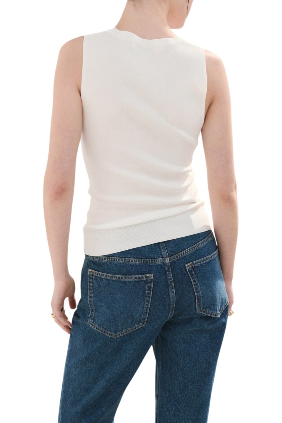 Женский Mango Топ MARX из смесовой вискозы (цвет ), артикул 27065834 | Фото 4