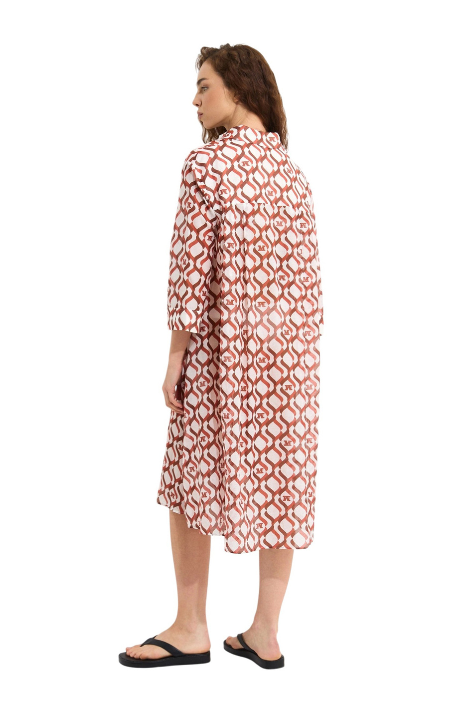 Женский Max Mara Платье STEPPA из хлопка и шелка (цвет ), артикул 2616221069 | Фото 4
