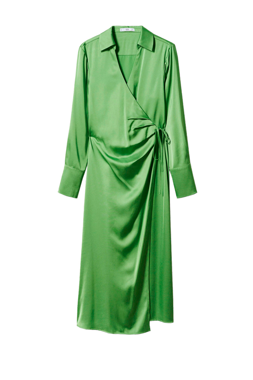 Платье COLETTE с разрезом|Основной цвет:Зеленый|Артикул:47075867 | Фото 1