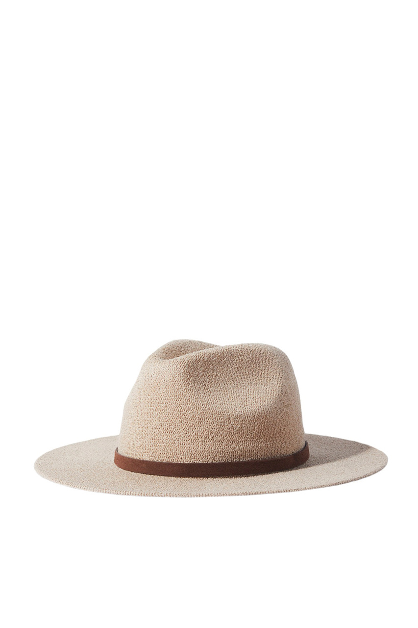 Шляпа с лентой|Основной цвет:Бежевый|Артикул:215438 | Фото 1