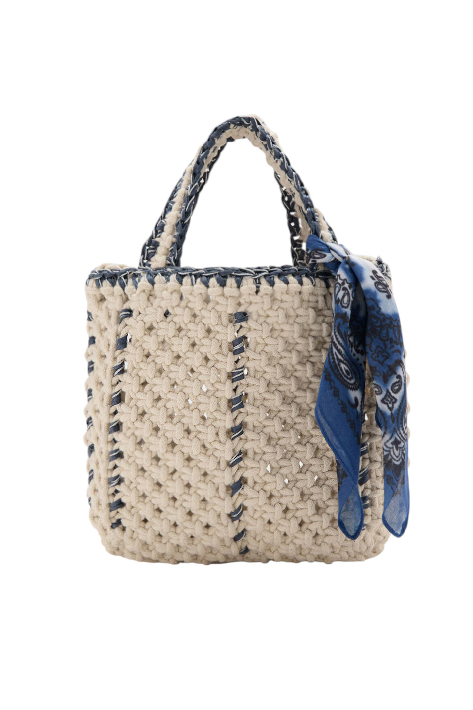 Девочкам Mango Kids Сумка MACRAME вязаная (цвет ), артикул 27045152 | Фото 1