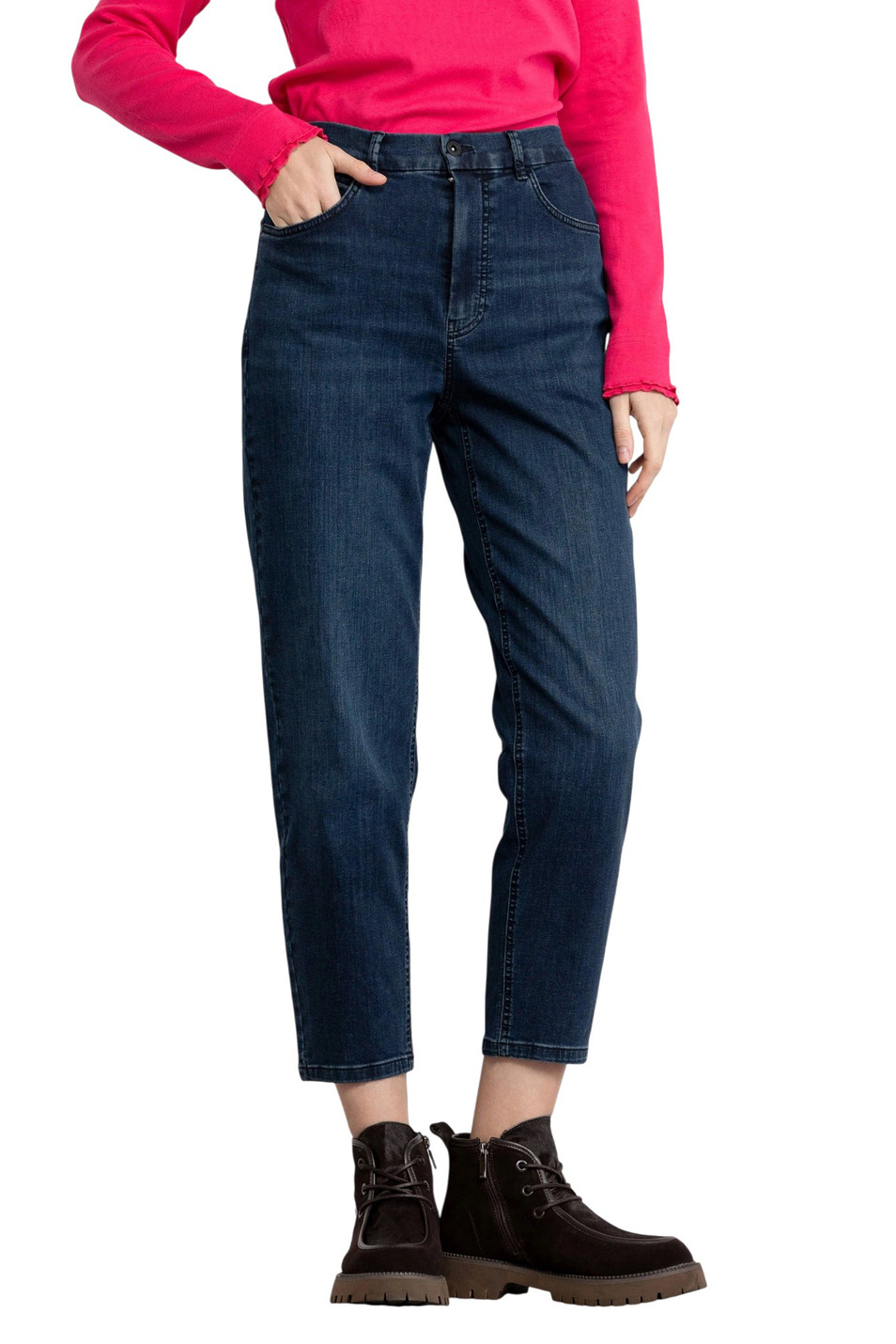 Женский Gerry Weber Джинсы из смесового хлопка (цвет ), артикул 220037-68007-KEY:LA | Фото 4