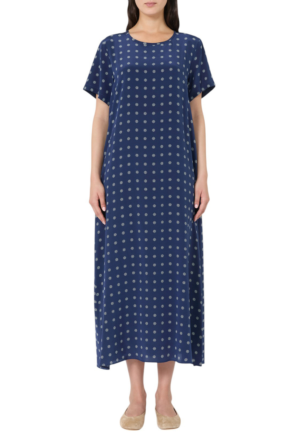 Женский Weekend Max Mara Платье REVERE из шелка с принтом (цвет ), артикул 2525226111 | Фото 3
