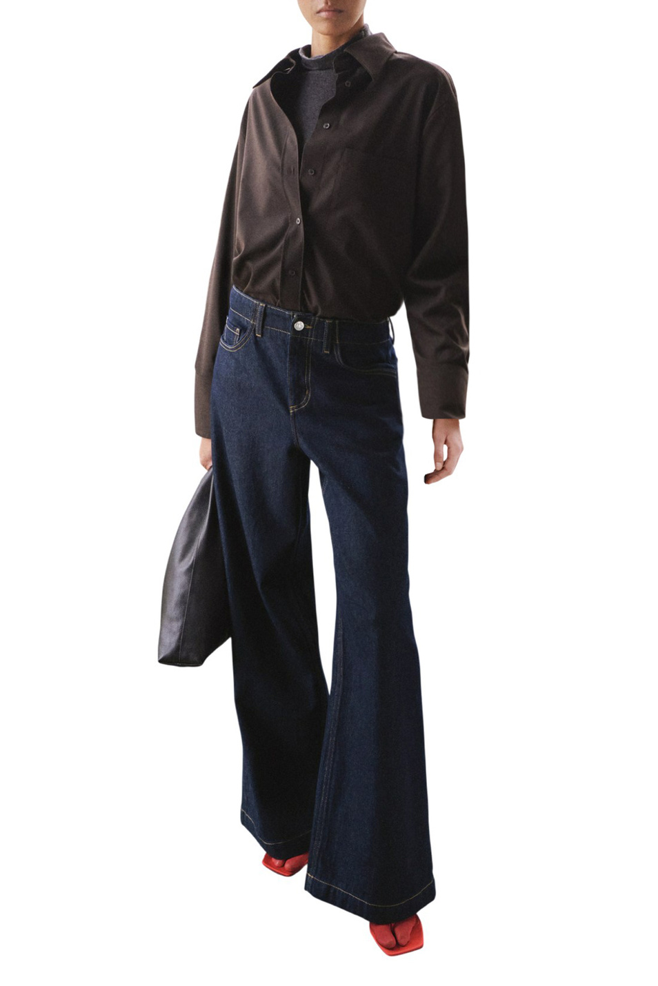 Женский Mango Джинсы LIA широкого кроя (цвет ), артикул 27044073 | Фото 2