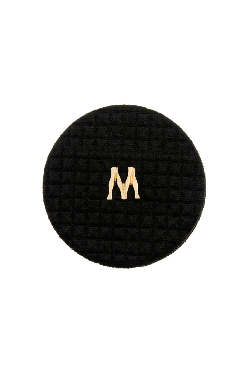 Accessorize Зеркало карманное с бархатной текстурой и буквой «M» (цвет ), артикул 985024 | Фото 1