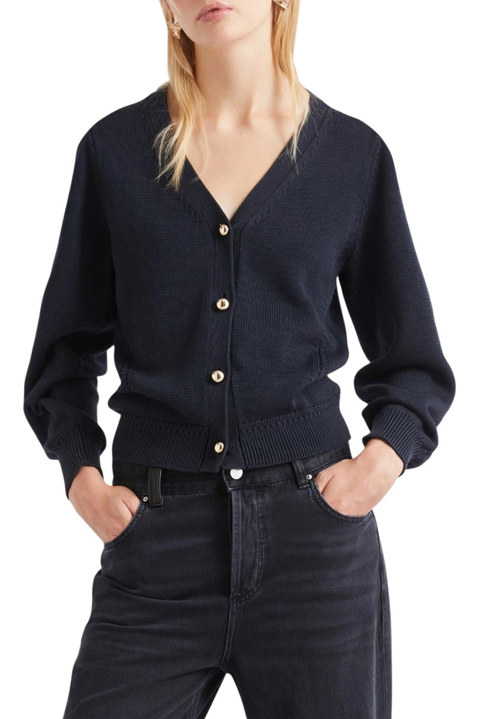 Женский MARELLA Кардиган POLIS из хлопка (цвет ), артикул 2613341084 | Фото 3