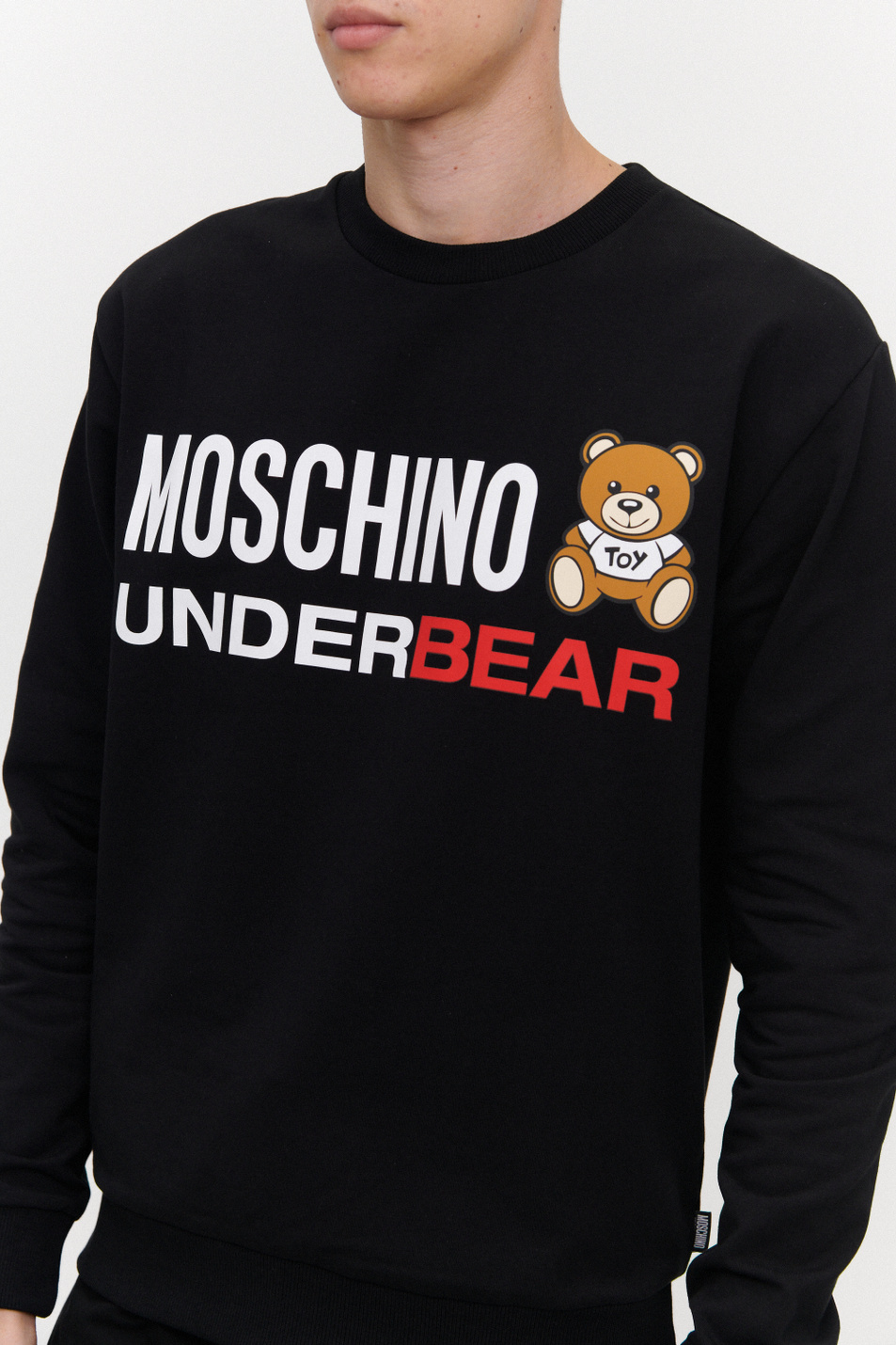 Мужской MOSCHINO underwear Свитшот из эластичного хлопка (цвет ), артикул A1701-8106 | Фото 6