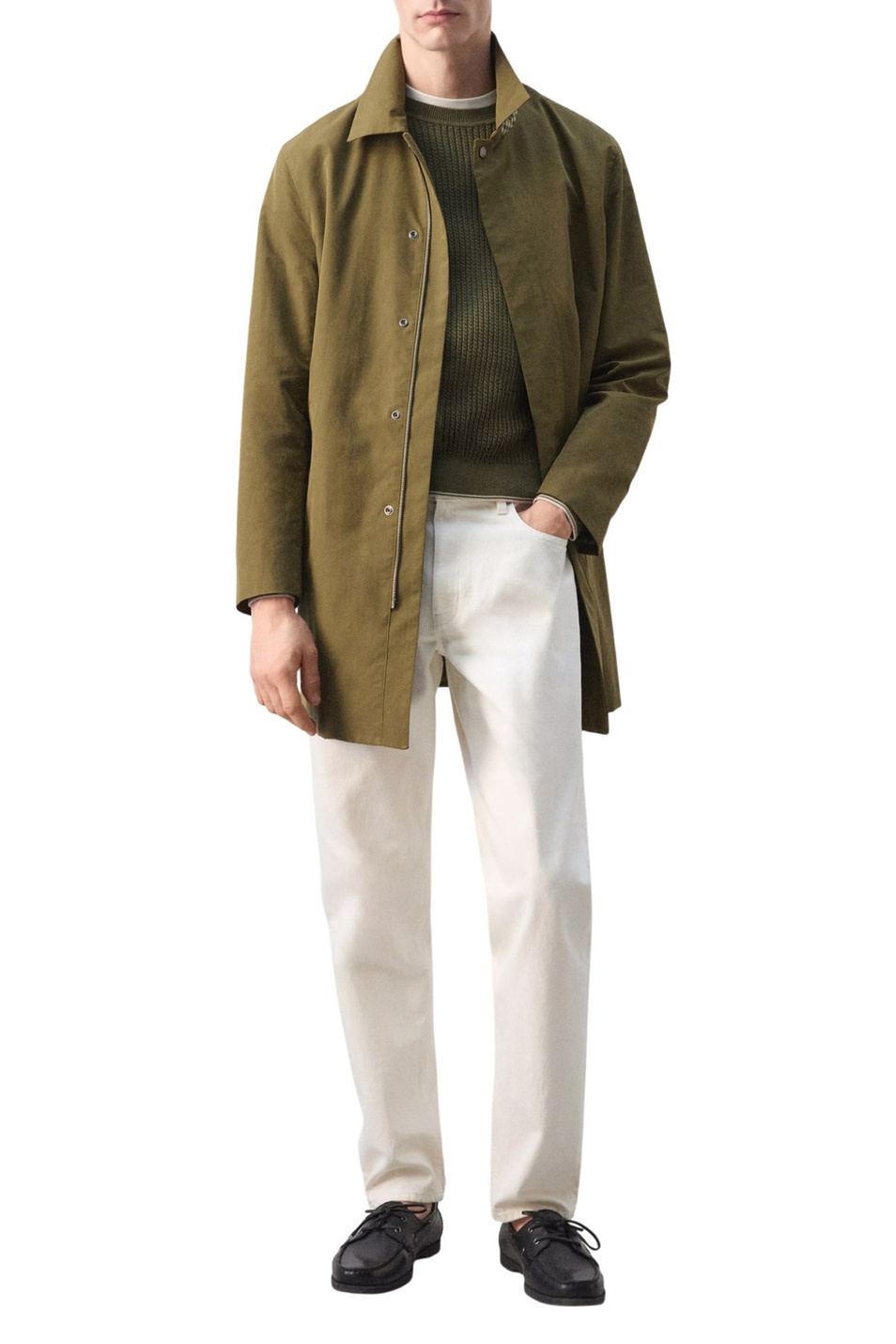 Мужской Mango Man Джинсы BOB из хлопка (цвет ), артикул 27004433 | Фото 2