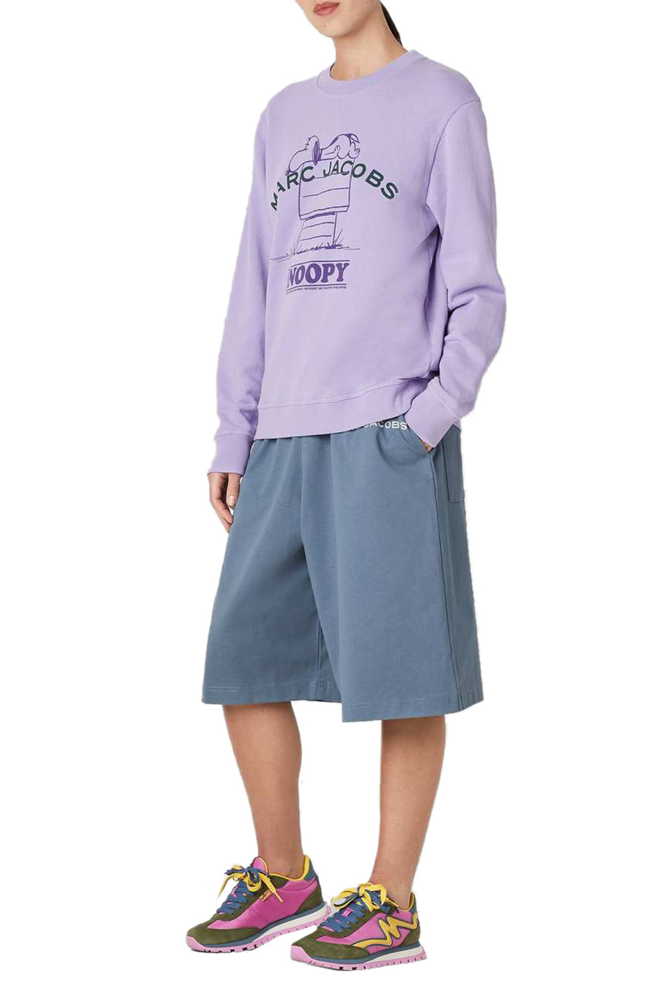 Женский Marc Jacobs Свитшот из натурального хлопка с принтом (цвет ), артикул C604P28PF21 | Фото 5
