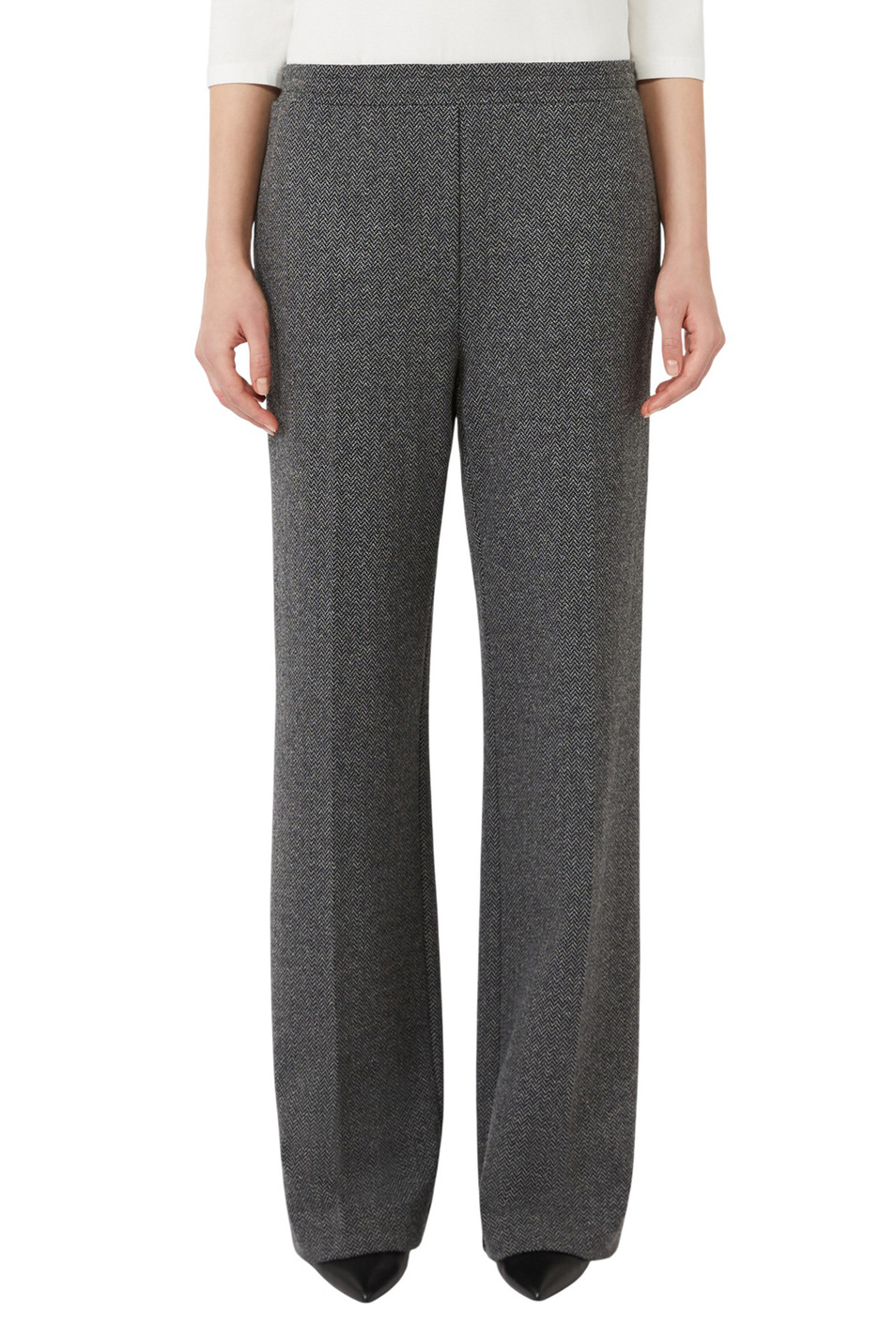 Женский Weekend Max Mara Брюки ZELMA с эластичным поясом (цвет ), артикул 2525786042 | Фото 3