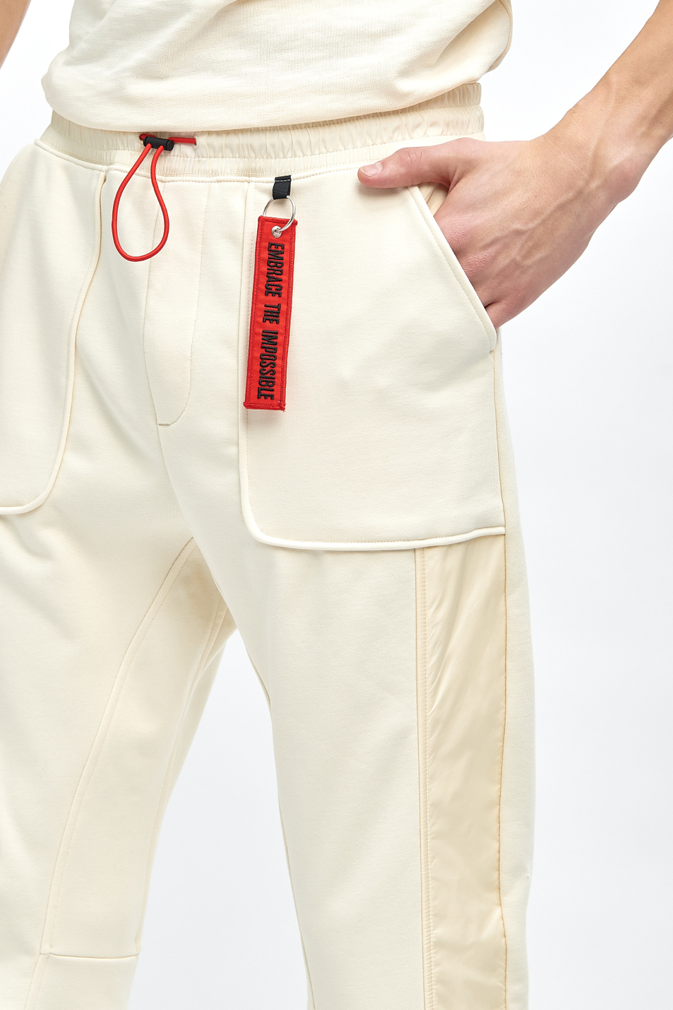 HUGO Cпортивные брюки Dangolin из смесового хлопка (цвет ), артикул 50443302 | Фото 5