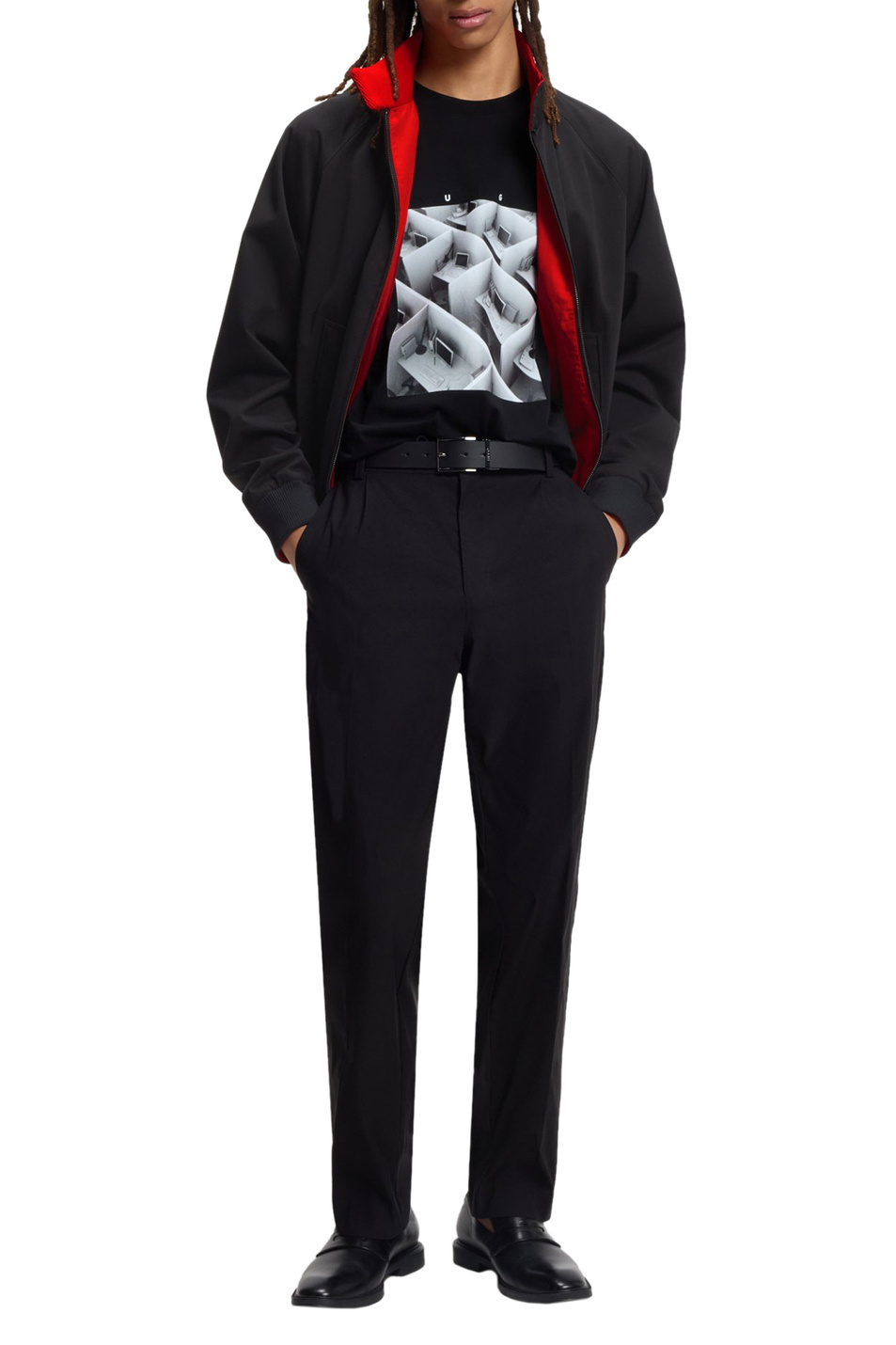 Мужской HUGO Куртка Beris из водоотталкивающей ткани (цвет ), артикул 50552656 | Фото 2