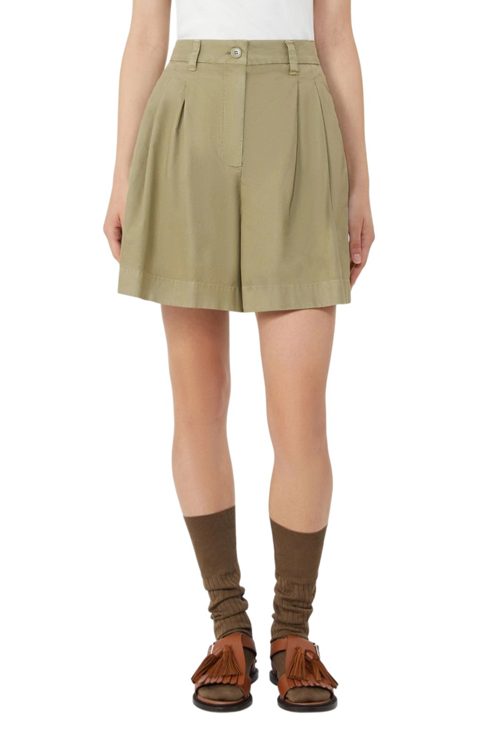 Женский Weekend Max Mara Шорты ARMONIA из хлопка (цвет ), артикул 2615141012 | Фото 3