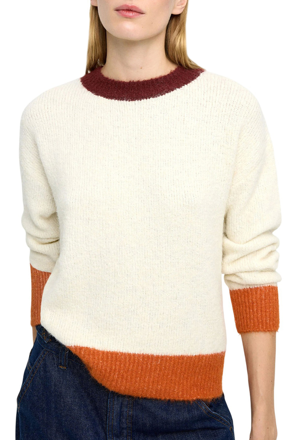 Женский Parfois Джемпер с контрастными краями (цвет ), артикул 241940 | Фото 3