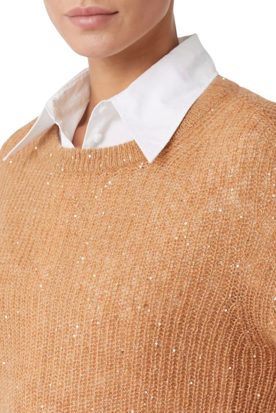Женский Comma Джемпер с пайетками (цвет ), артикул 2171332 | Фото 5