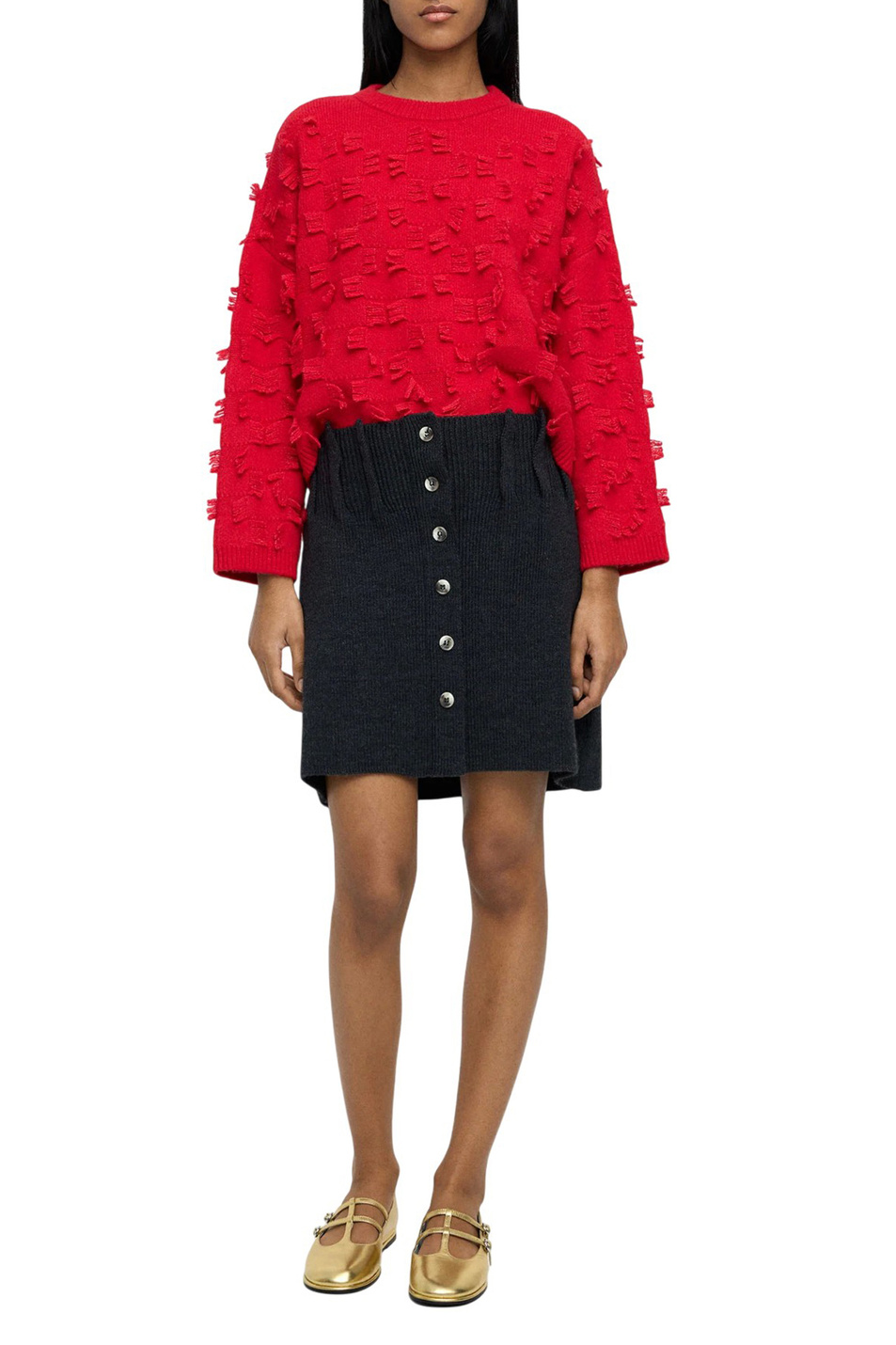 Женский Parfois Джемпер с бахромой (цвет ), артикул 240925 | Фото 2