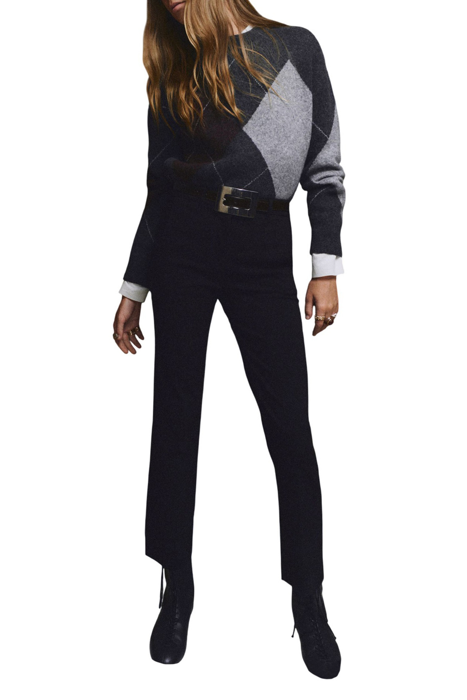 Женский Mango Джемпер ROMBON (цвет ), артикул 17007818 | Фото 2