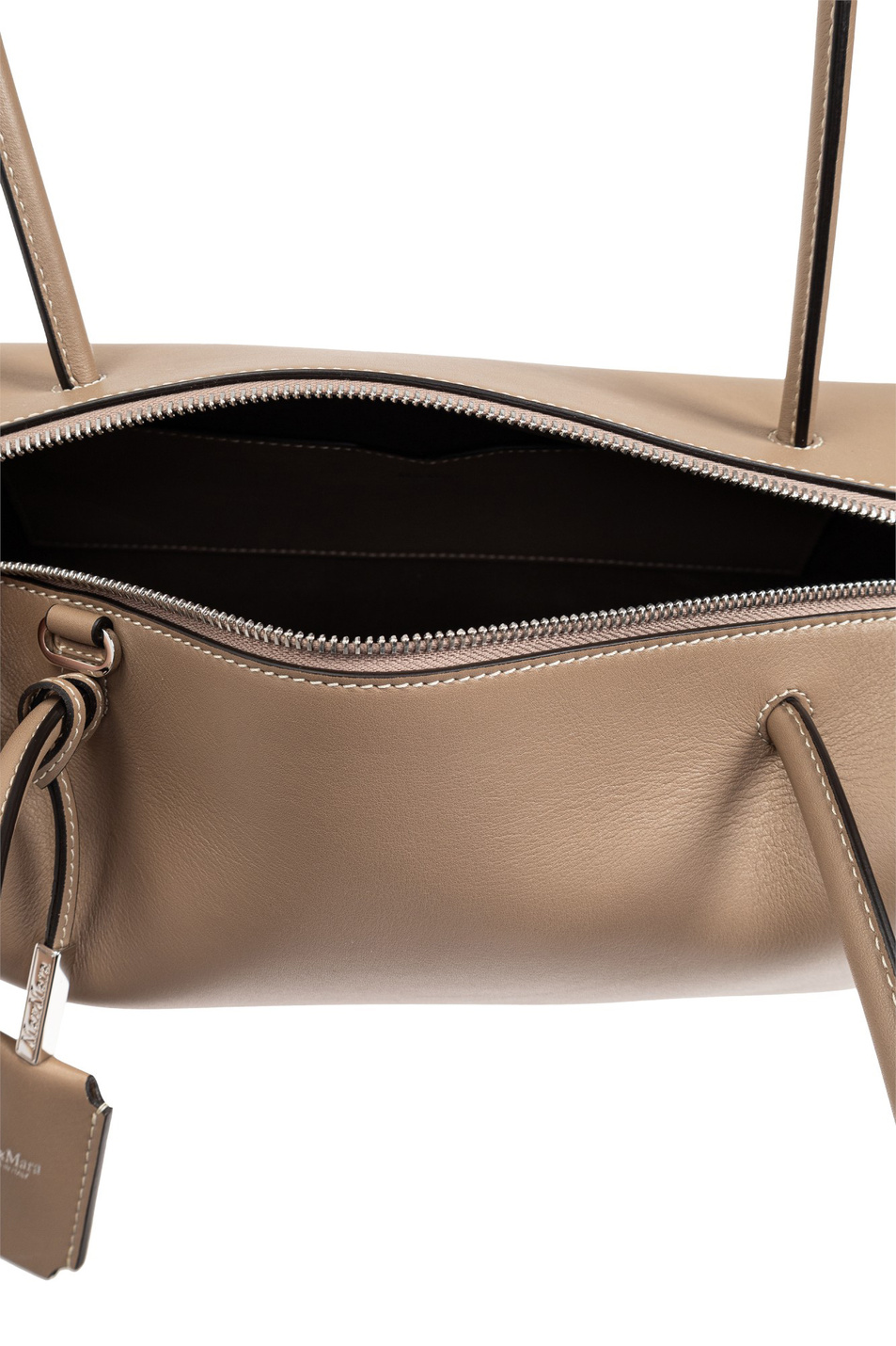 Женский Max Mara Сумка Boston из натуральной кожи (цвет ), артикул 2524516131 | Фото 4