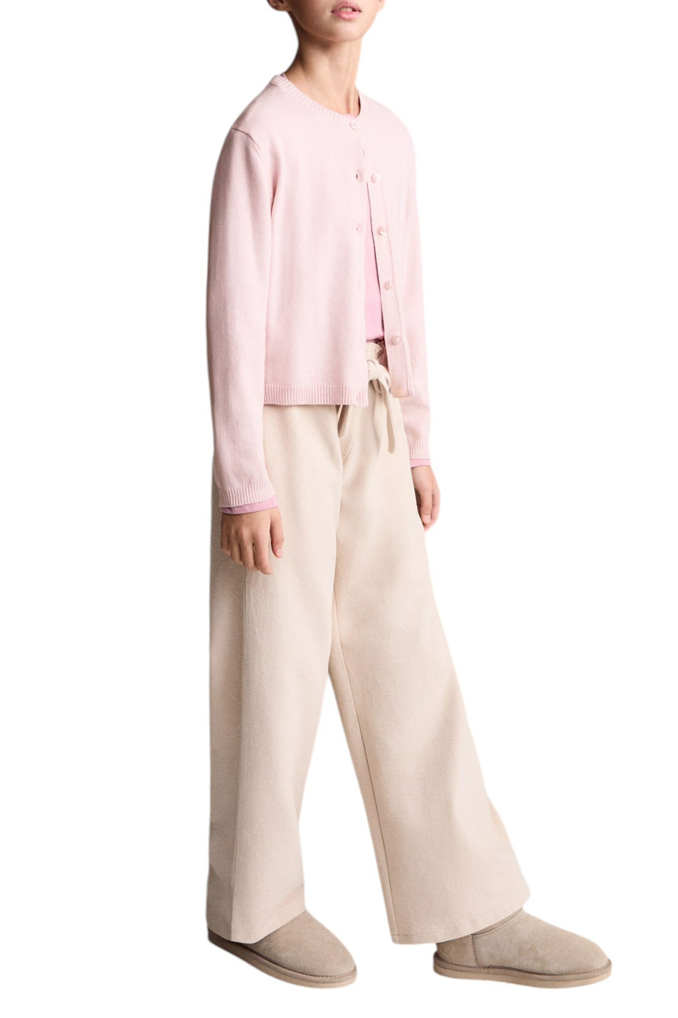 Девочкам Mango Kids Кардиган EMMA7 из смесового хлопка (цвет ), артикул 77095989 | Фото 3