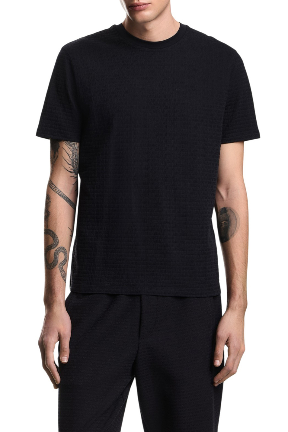 Мужской Emporio Armani Футболка из хлопка (цвет ), артикул EM004594-AF10762 | Фото 3
