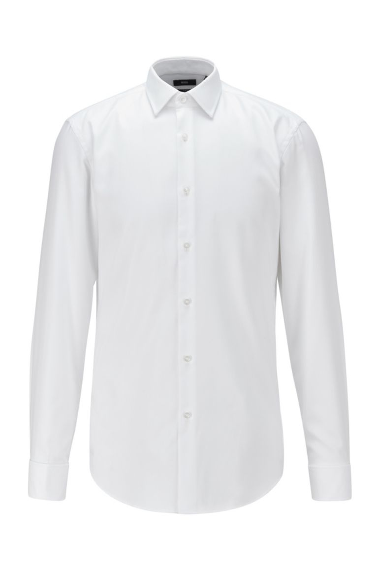 Мужской BOSS Рубашка Jacques облегающего кроя с двойными манжетами (цвет ), артикул 50445336 | Фото 1