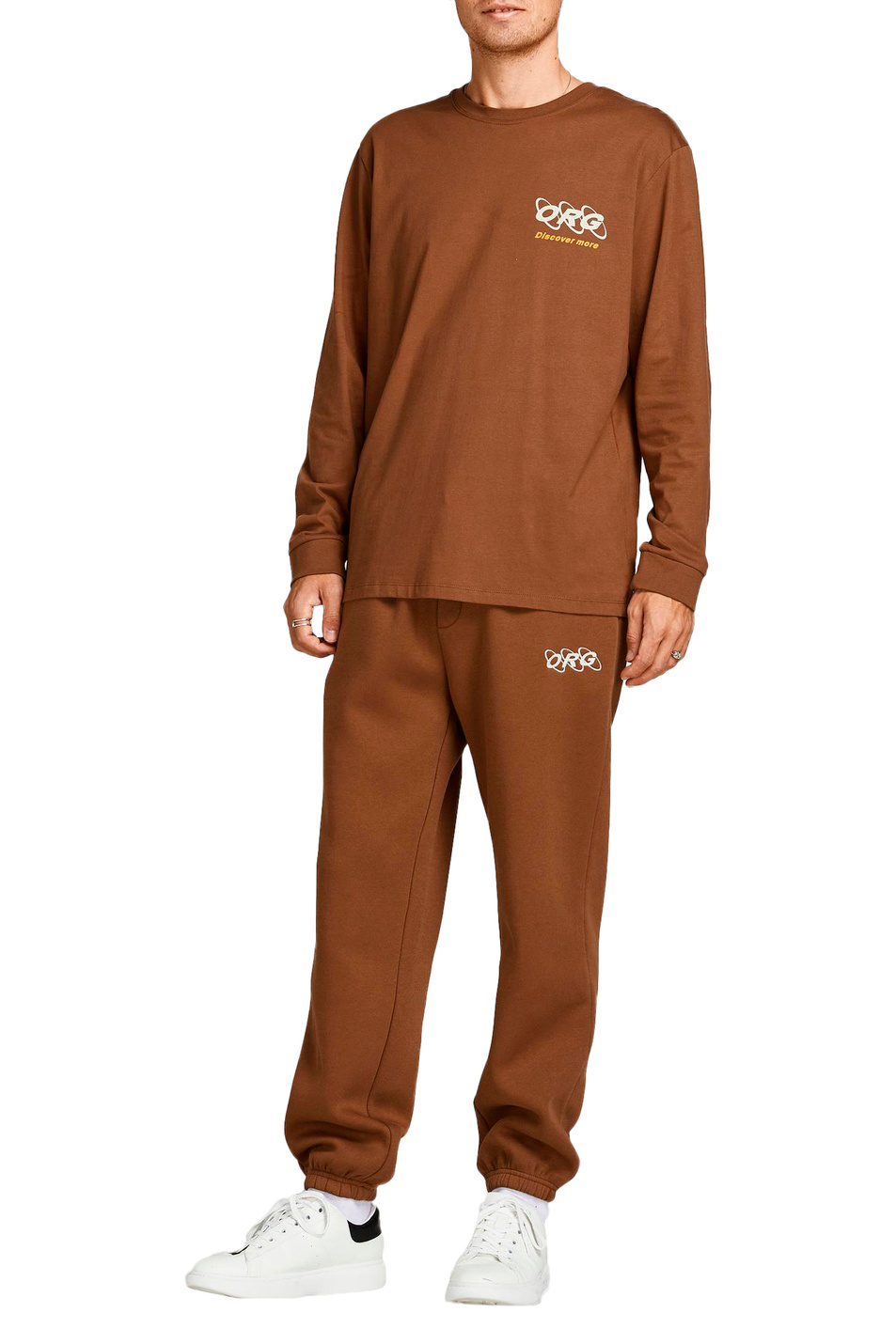 Мужской Jack & Jones Брюки-джоггеры KANE с эластичным поясом (цвет ), артикул 12203039 | Фото 2