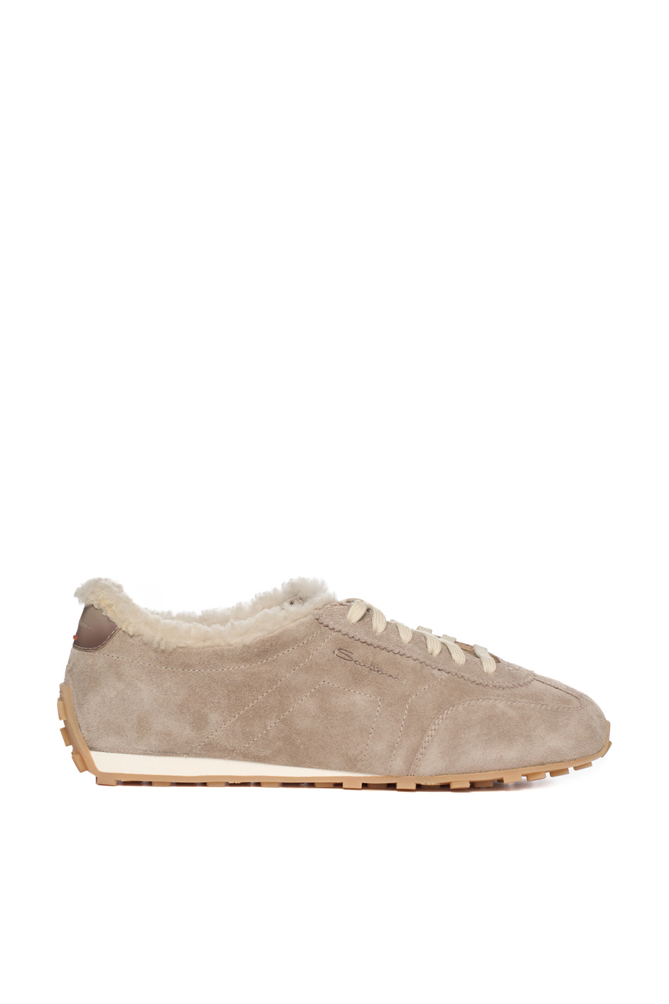 Женский Santoni Кроссовки GLOVEFUR из натуральной замши (цвет ), артикул WBGV61297BIFPDYXM45 | Фото 1