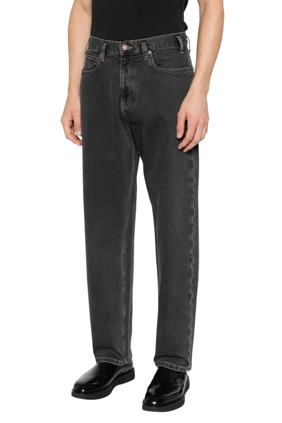 Мужской Emporio Armani Джинсы из эластичного хлопка (цвет ), артикул EM004717-AF23101 | Фото 4