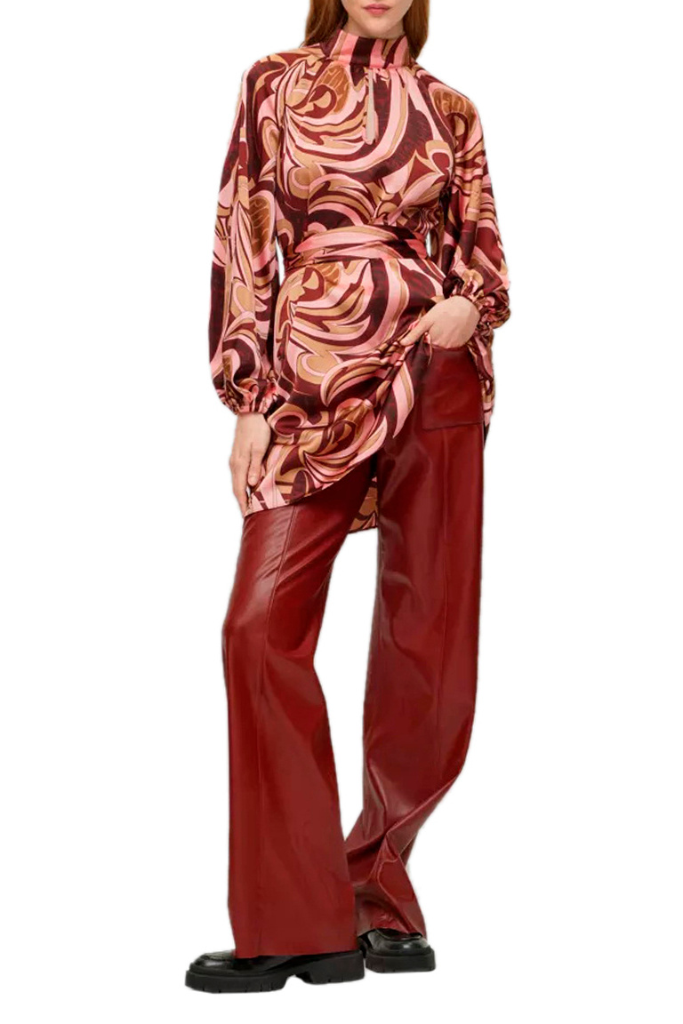 Женский HUGO Платье с поясом и воротником-стойкой (цвет ), артикул 50484578 | Фото 2