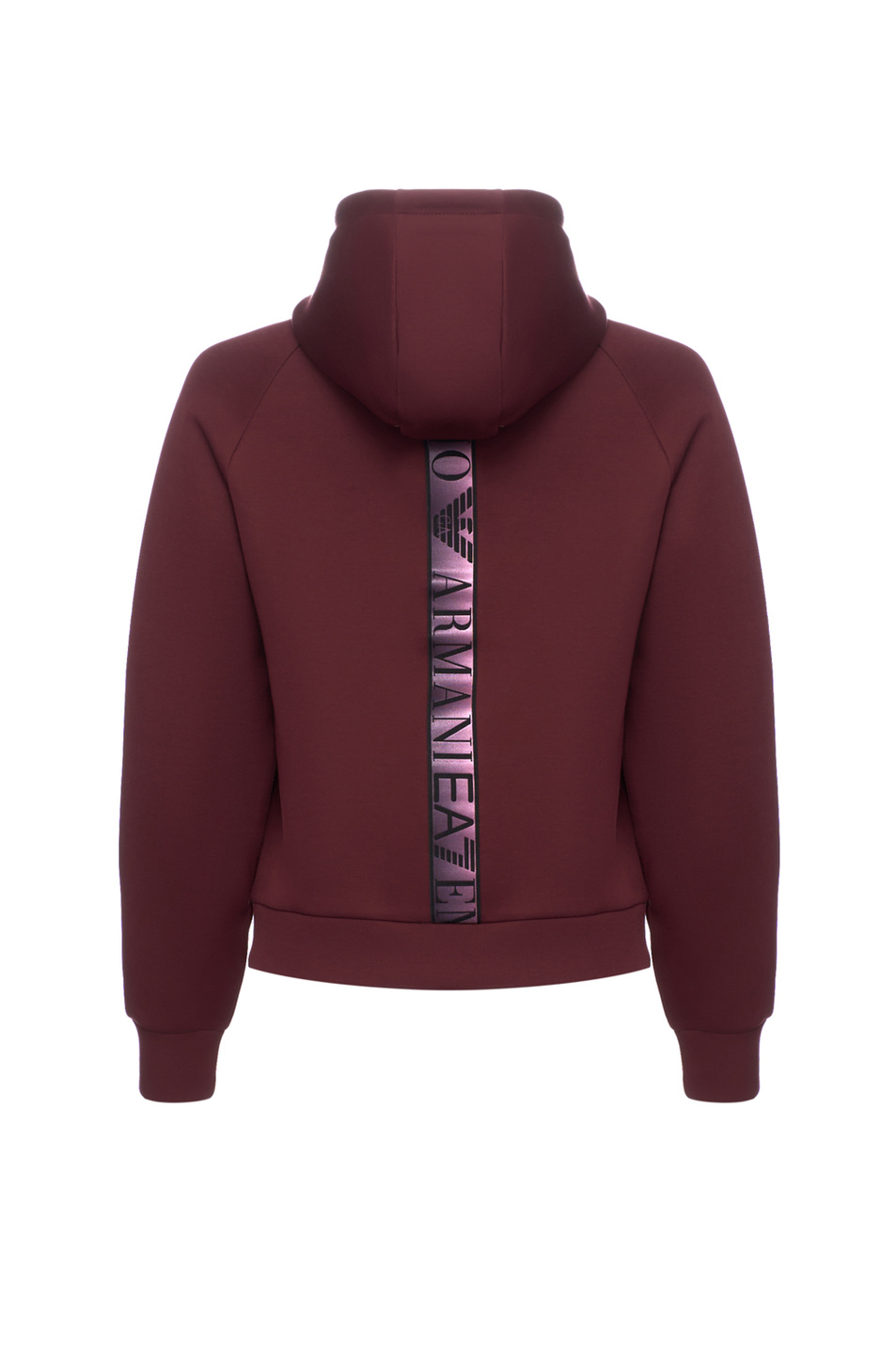 Толстовка с логотипом|Основной цвет:Бордовый Женский EA7 Толстовка с логотипом (цвет ), артикул 7W000675-AF13151 | Фото 2