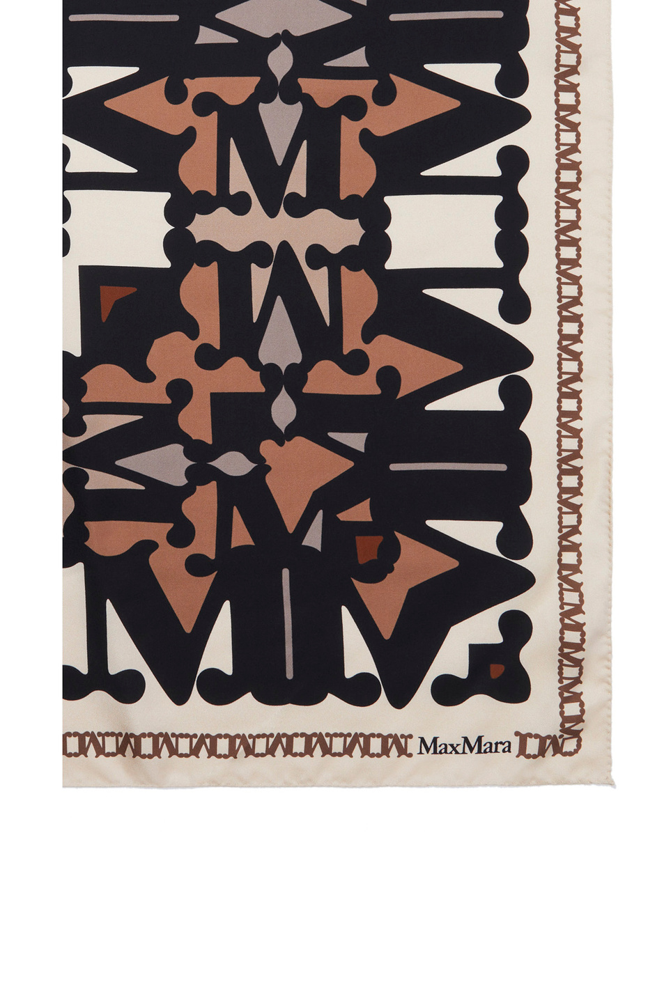 Max Mara Платок STOP из чистого шелка с принтом (цвет ), артикул 15460523 | Фото 2