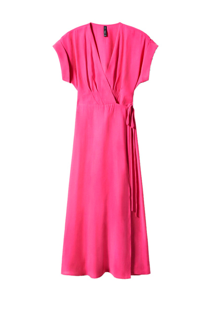 Платье SALEM с запахом|Основной цвет:Розовый|Артикул:47007106 | Фото 1