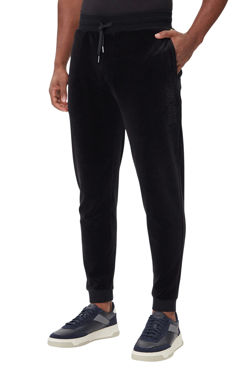 Брюки с логотипом|Основной цвет:Черный Мужской BOSS Брюки с логотипом (цвет ), артикул 50550635 | Фото 3