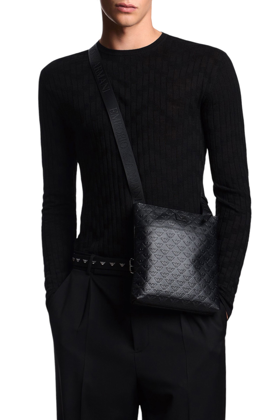 Мужской Emporio Armani Сумка из натуральной кожи (цвет ), артикул EM001688-AF14774 | Фото 5