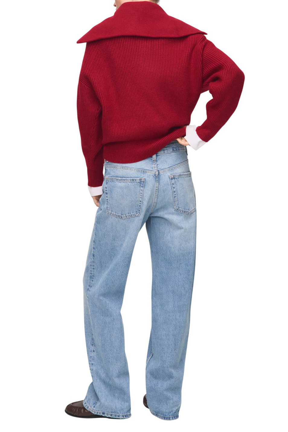 Женский Mango Свитер RIZIN с высоким воротником (цвет ), артикул 27031266 | Фото 4