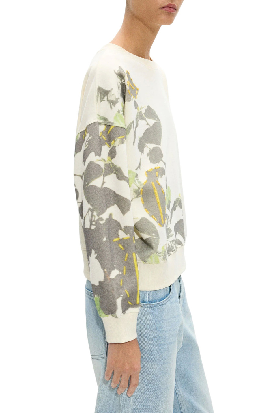 Женский Parfois Свитшот из хлопка с принтом (цвет ), артикул 244211 | Фото 4