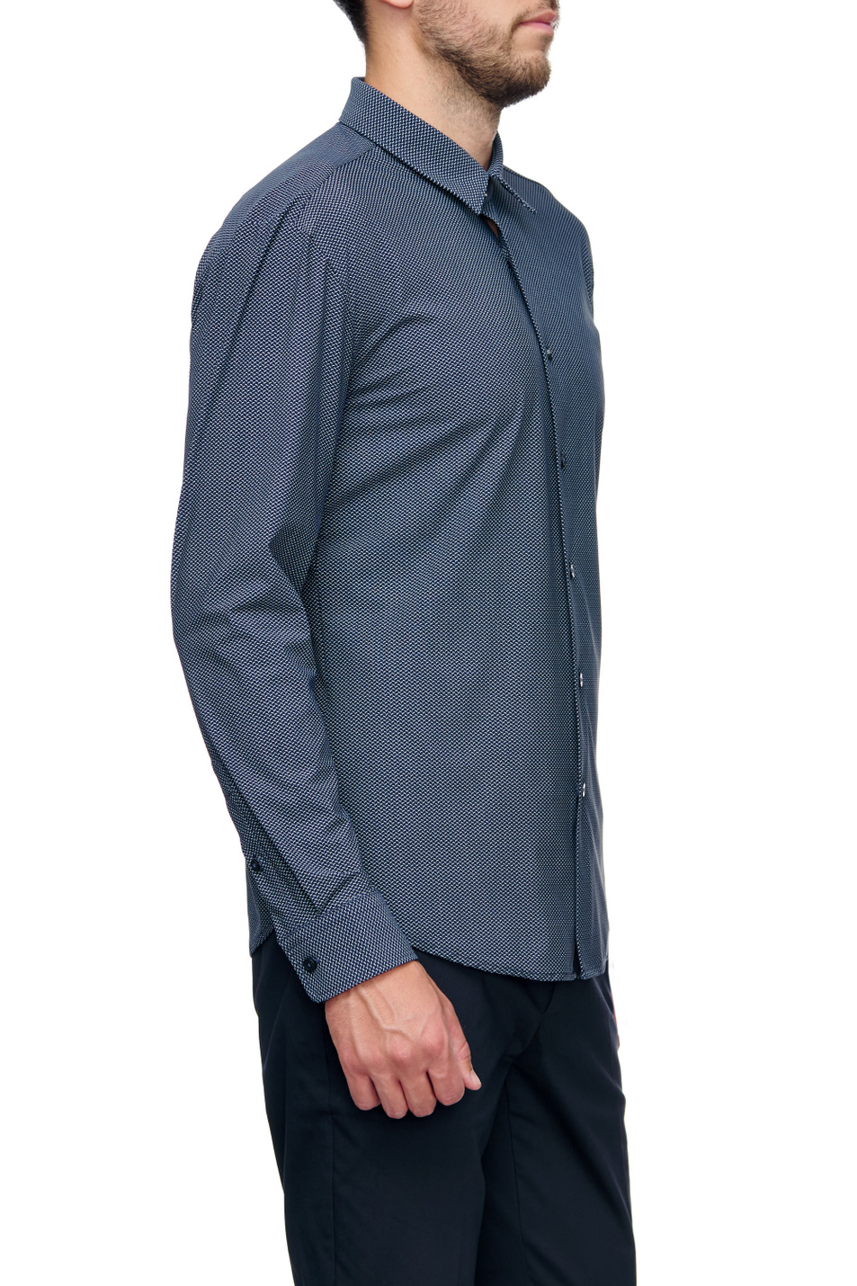 Мужской BOSS Рубашка с длинным рукавом и принтом (цвет ), артикул 50473650 | Фото 4
