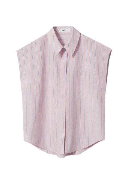 Рубашка оверсайз MATRIS|Основной цвет:Розовый|Артикул:27988634 | Фото 1