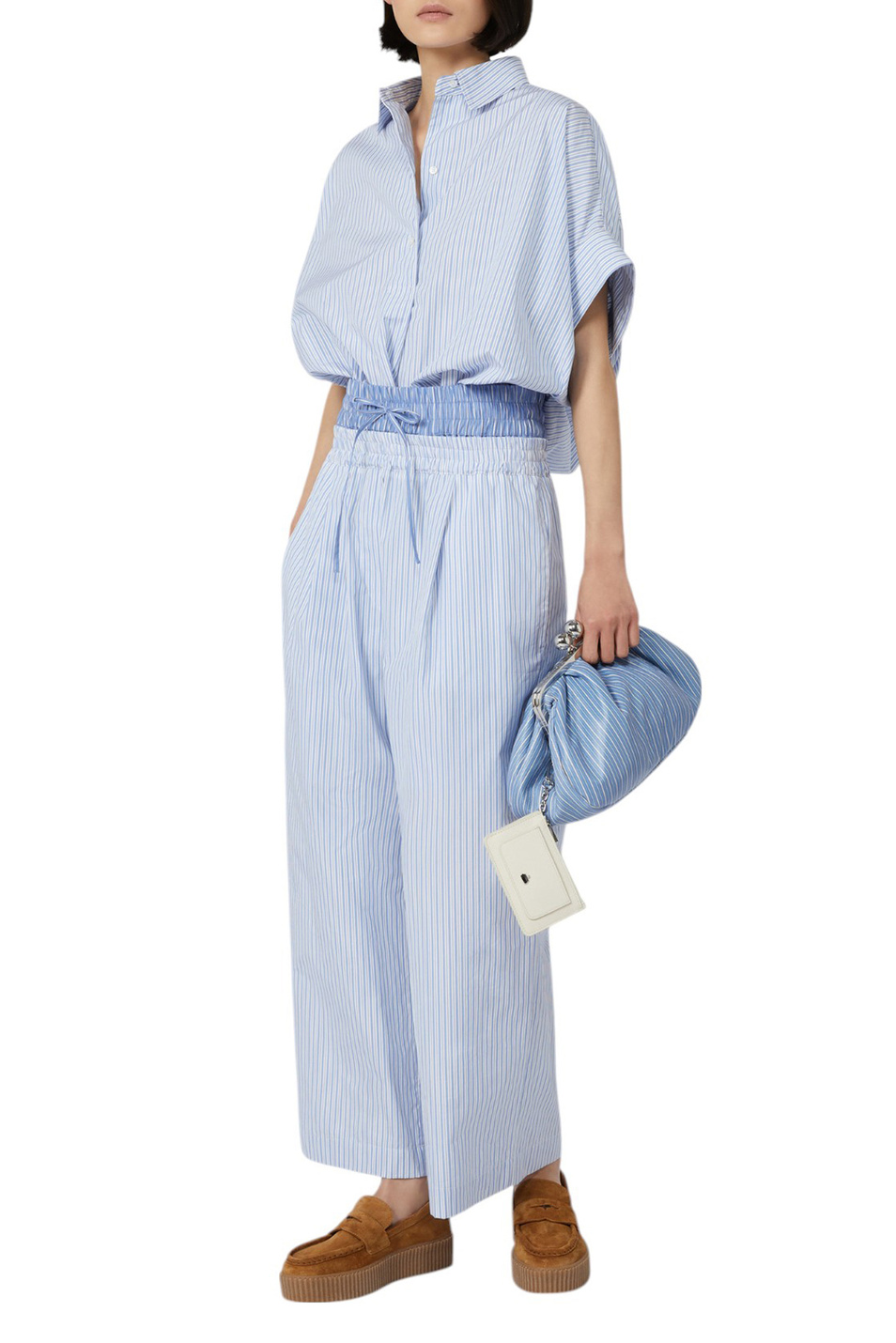 Женский Weekend Max Mara Брюки FLEUR из хлопка (цвет ), артикул 2525136021 | Фото 2