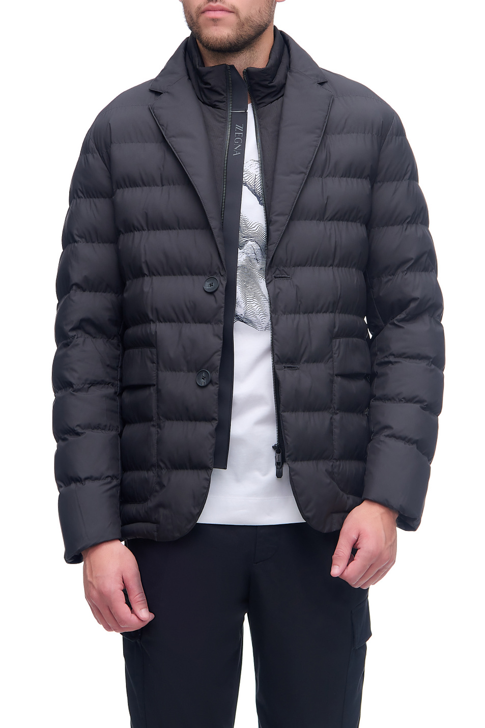 Мужской Zegna Куртка с двойным воротником (цвет ), артикул VY023-ZZ103-K09 | Фото 1