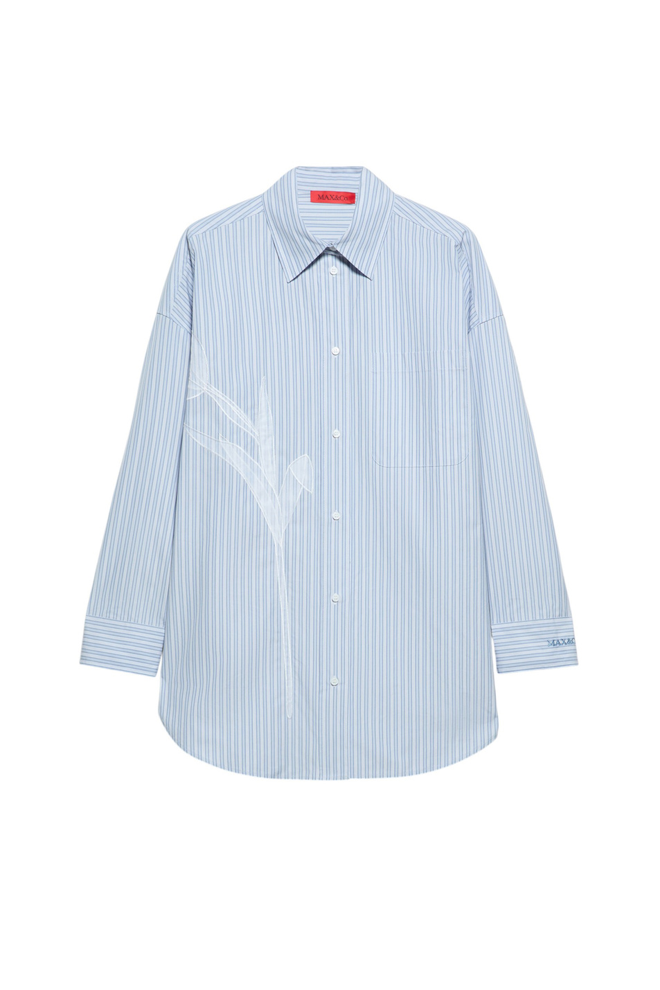Женский MAX&Co. Рубашка MCOCANNETI из хлопка (цвет ), артикул 2616111013 | Фото 1