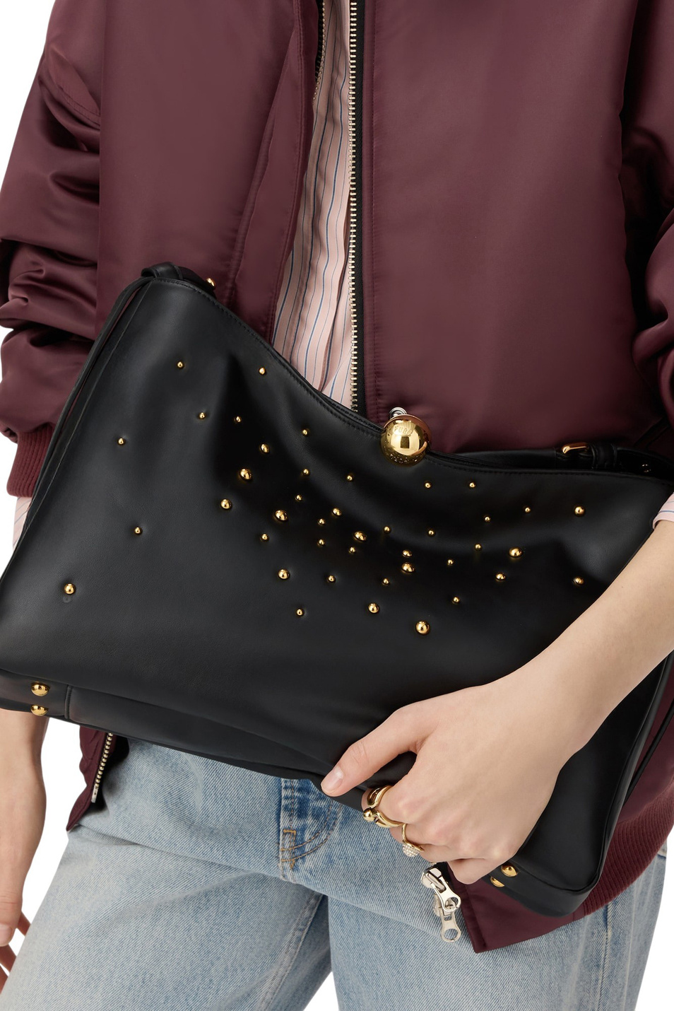 Женский Furla Сумка SFERA SOFT L из натуральной кожи (цвет ), артикул WB01895-BX4303 | Фото 7