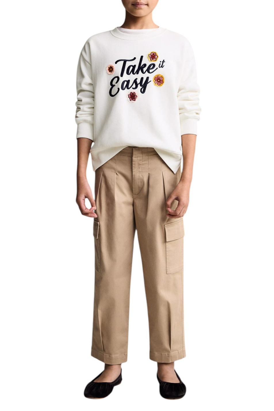 Девочкам Mango Kids Свитшот EASY с вышивкой (цвет ), артикул 77037702 | Фото 2