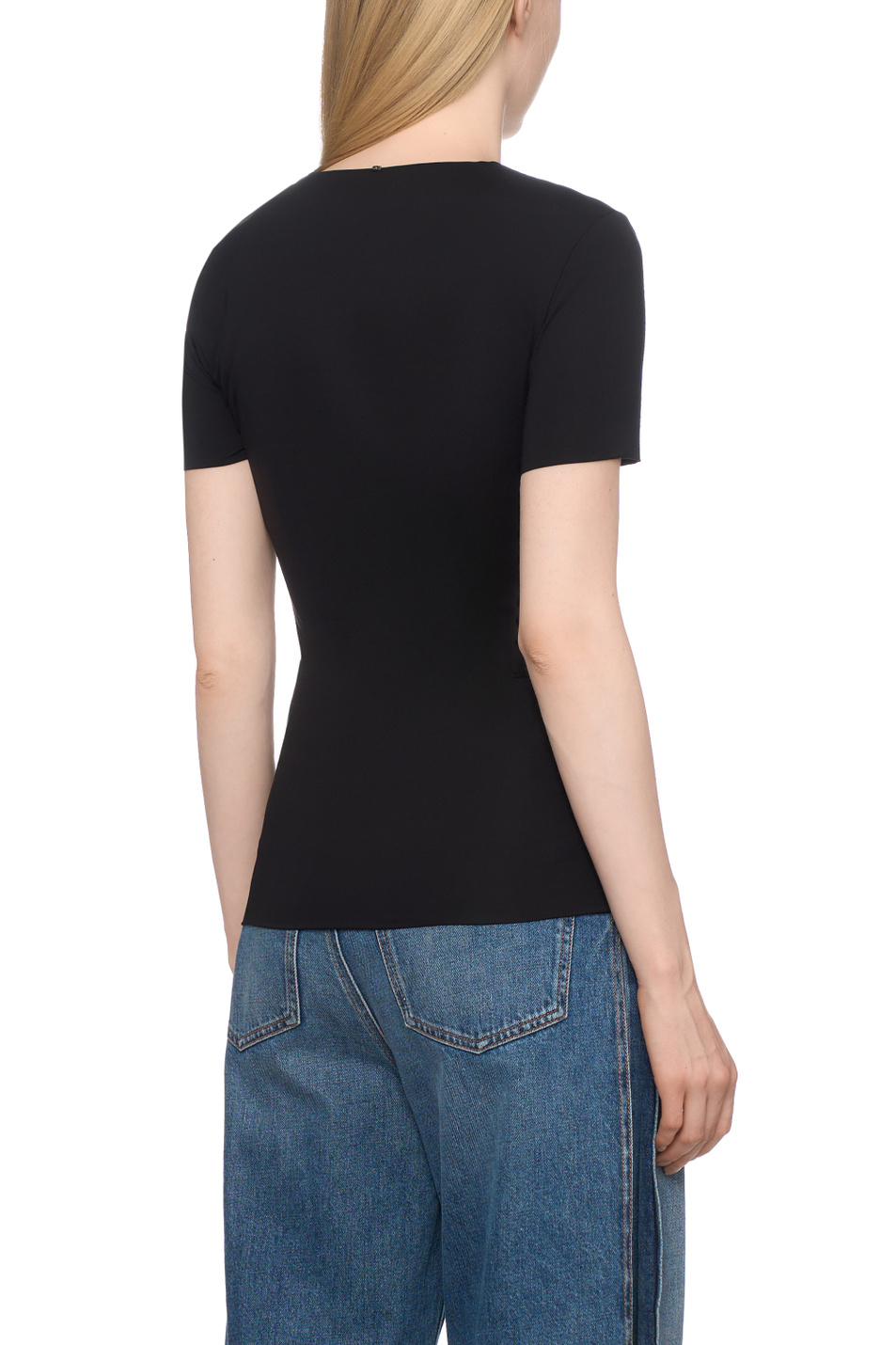 Женский Sportmax Футболка EDGARD однотонная (цвет ), артикул 2522946091 | Фото 5