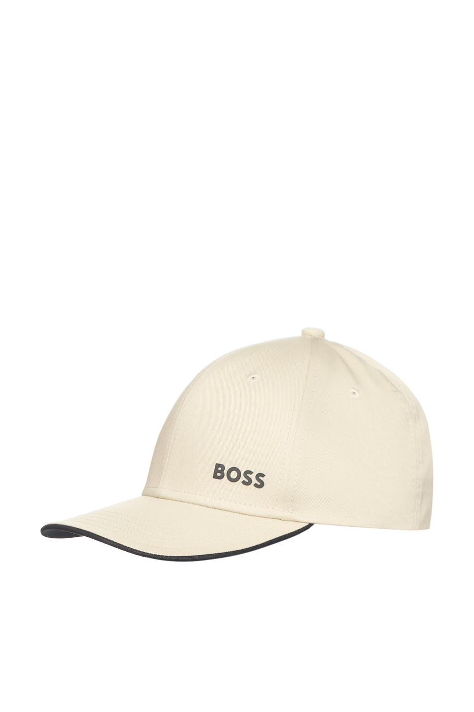 Кепка из чистого хлопка с логотипом|Основной цвет:Бежевый Мужской BOSS Кепка из чистого хлопка с логотипом (цвет ), артикул 50519219 | Фото 1