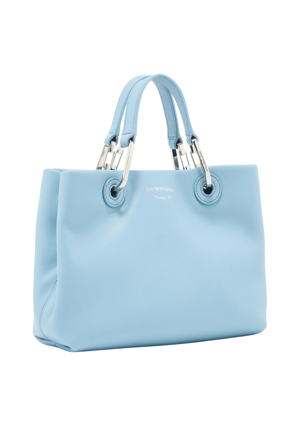 Сумка MyEA из натуральной кожи|Основной цвет:Голубой Женский Emporio Armani Сумка MyEA из натуральной кожи (цвет ), артикул EW000361-AF18673 | Фото 2